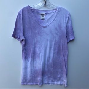 PINK purple tie dye t shirt
